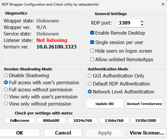 Windows 11 更新后 RDP Wrapper 无法启动 Listener（TermService 服务丢失 / Not listening）完整修复指南