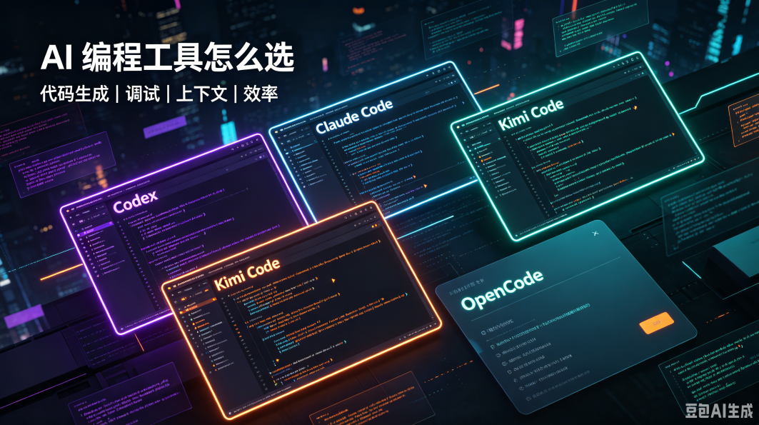 AI Agent 工具链横评：Codex、Claude Code、Kimi Code、OpenCode 工具对比